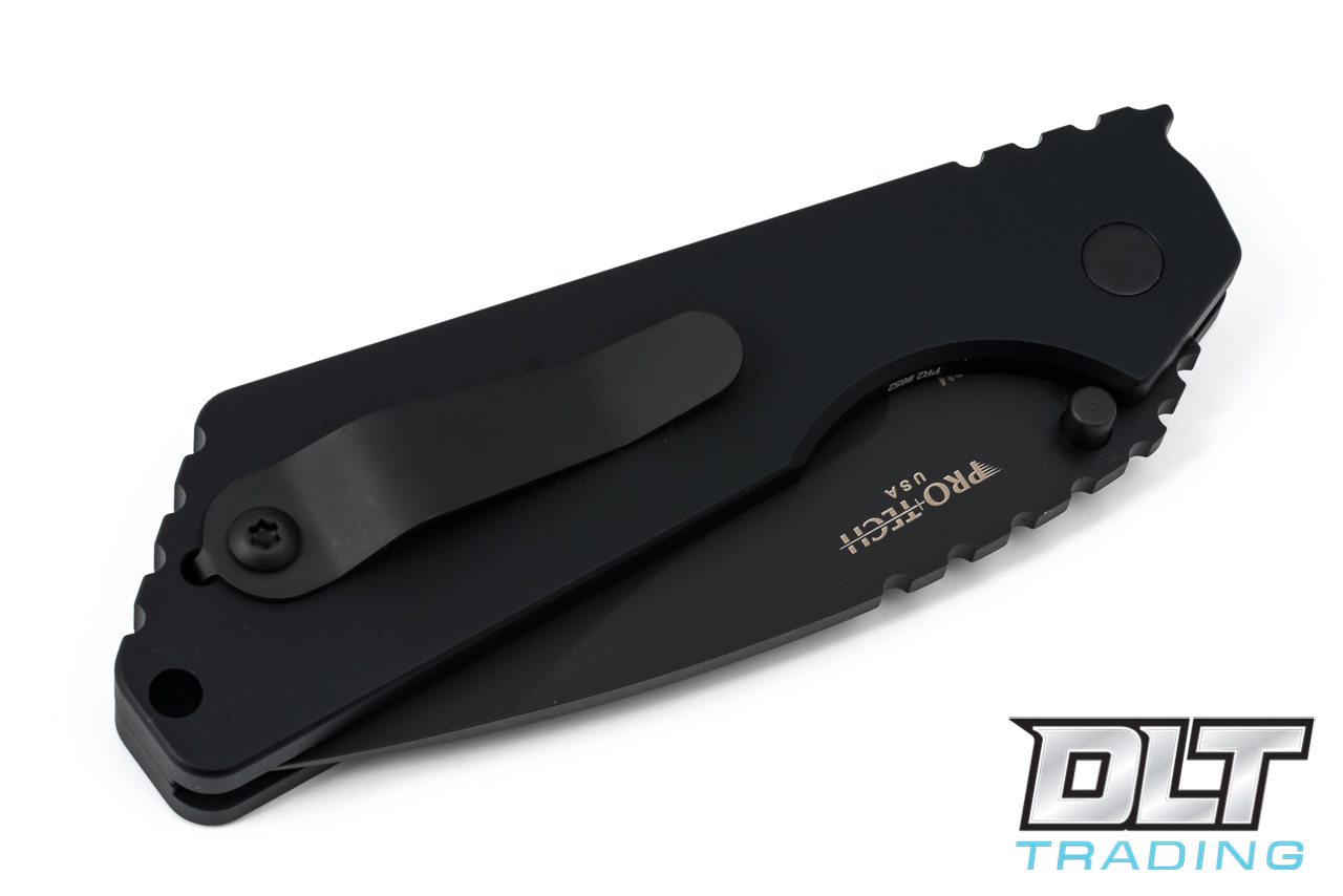 Pro-Tech Strider SnG - Black Handle - Black Blade - DLT Trading Pro-Tech Strider SnG - Black Handle - Black Blade - DLT Trading