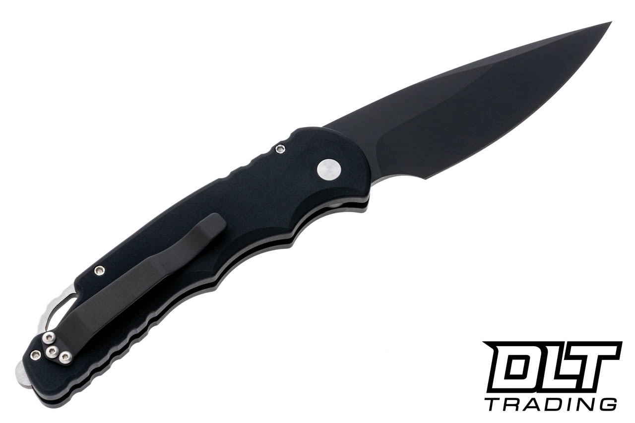 Pro-Tech TR-4 - Skull Limited Edition - Black Handle - Black Blade