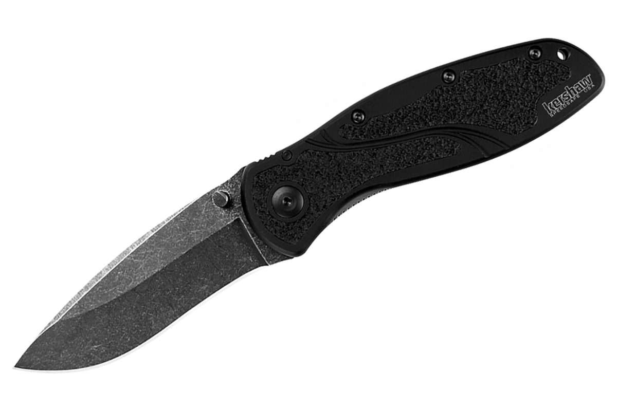Edge-cクローン　BOOWY Kershaw Blur 1670BW | Blackwash 14C28N Aluminum SpeedSafe