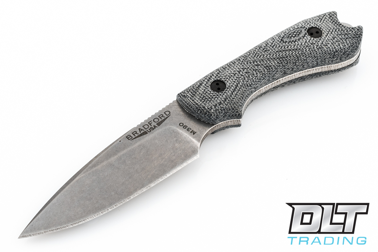 Bradford Guardian 3 M390 - 3D Black Micarta - False Edge