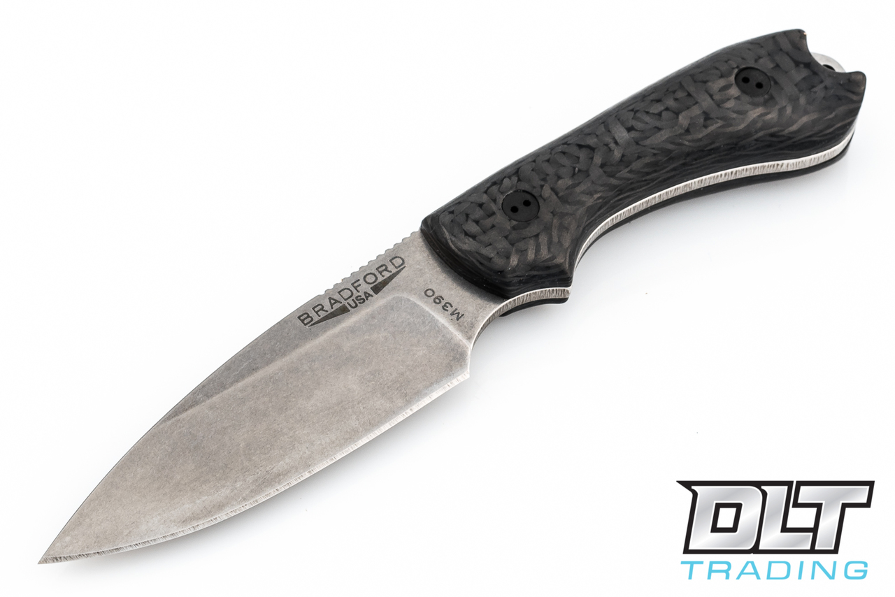 Bradford Guardian 3 M390 - 3D Carbon Fiber - Saber Grind