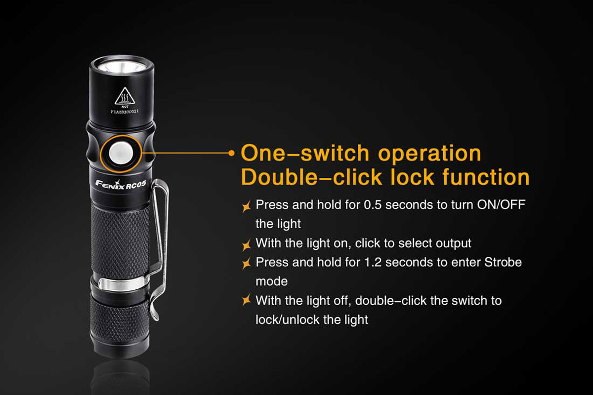 fenix e50 flashlight TK05R Compact Tactical EDC lumens of power and a 126 Fenix E09R Rechargeable EDC Flashlight
