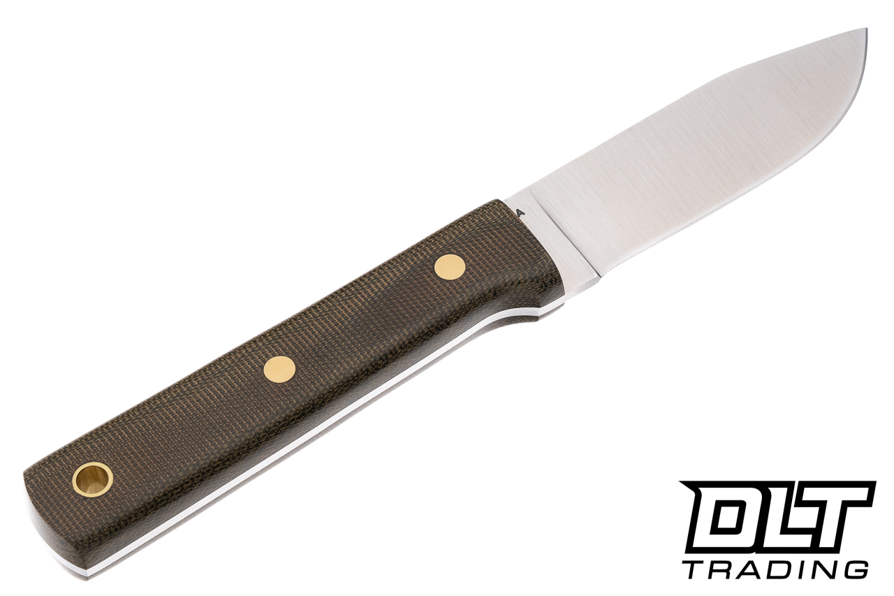 LT Wright Maverick Scout A2 - Flat Ground & Green Micarta