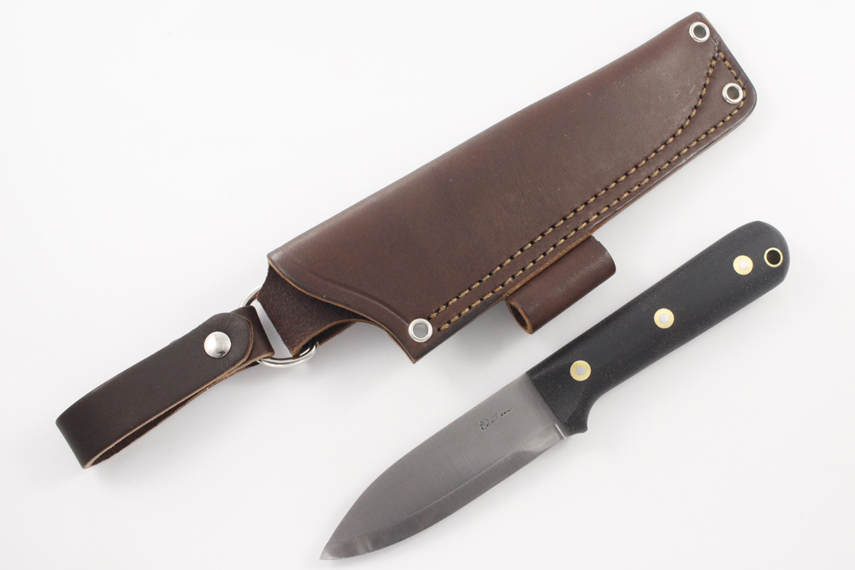 LT Wright Genesis 3V - Scandi - Black Micarta - Matte Finish - DLT