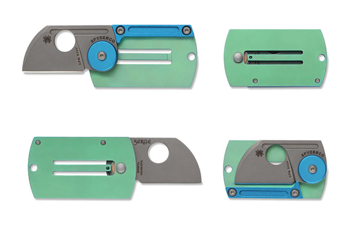 Spyderco C188ALTIP Dog Tag Folder Aluminum/Titanium
