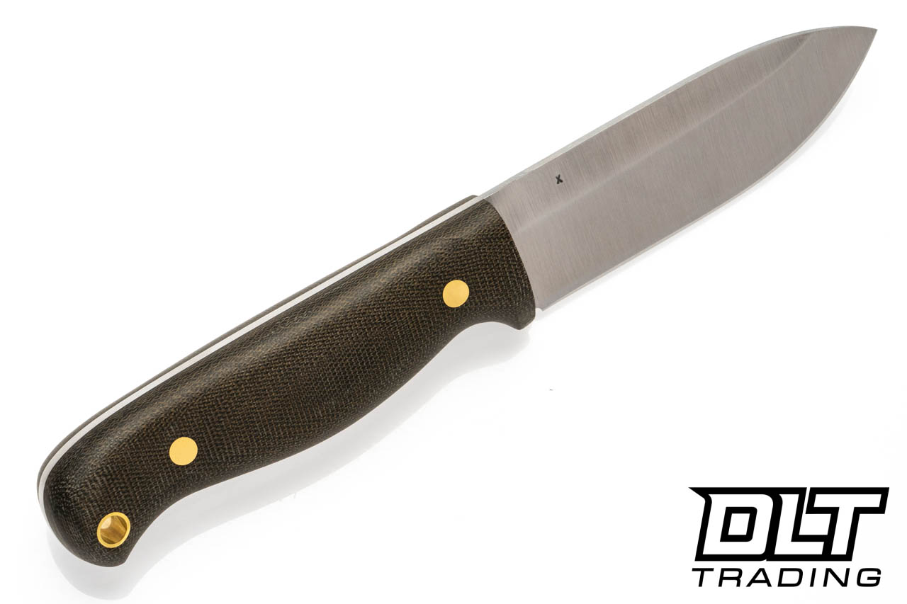 LT Wright Outback 3V - Saber - Green Micarta & Matte Finish