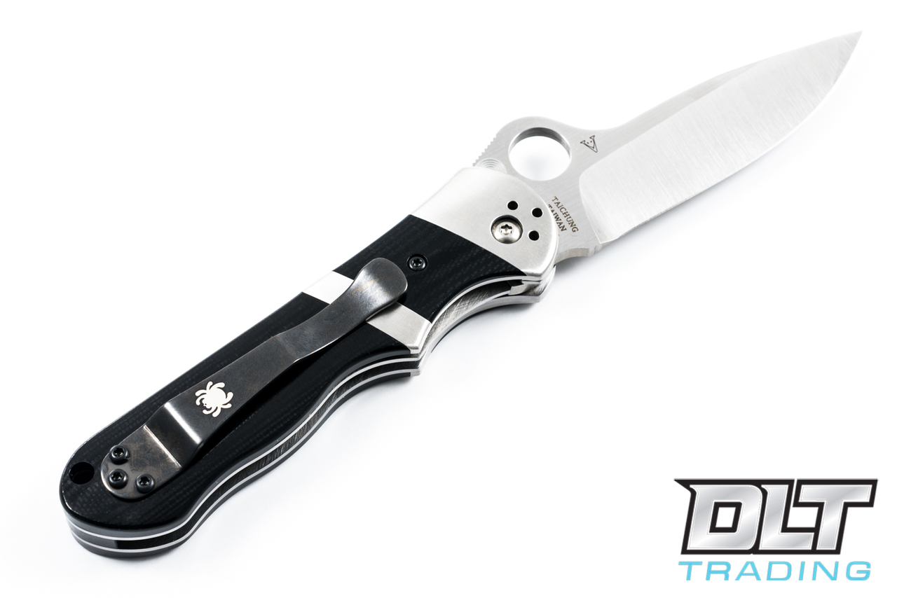 Spyderco C224GP Vallotton Lil' Sub-Hilt - Black G-10