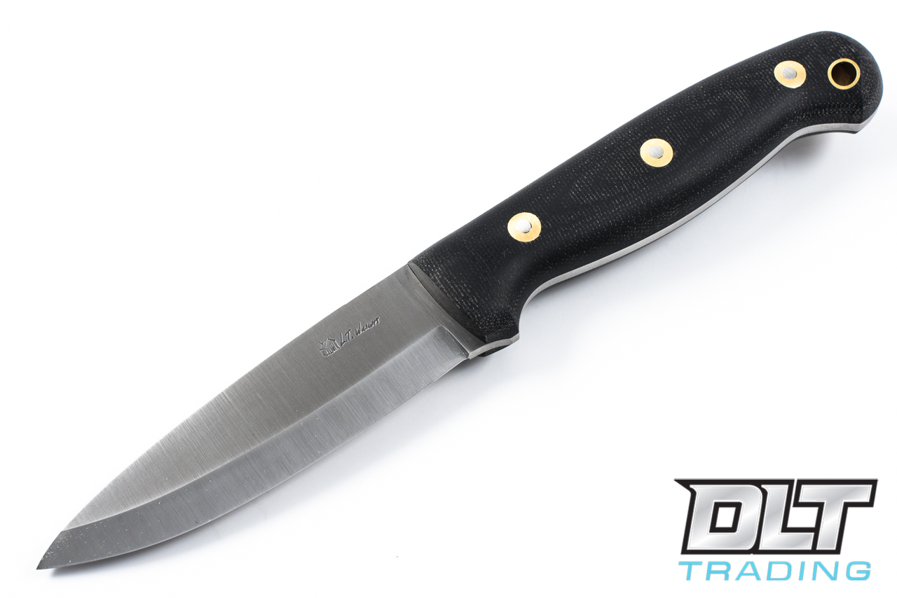 LT Wright GNS 3V - Scandi - Black Micarta - Matte Finish - DLT Trading