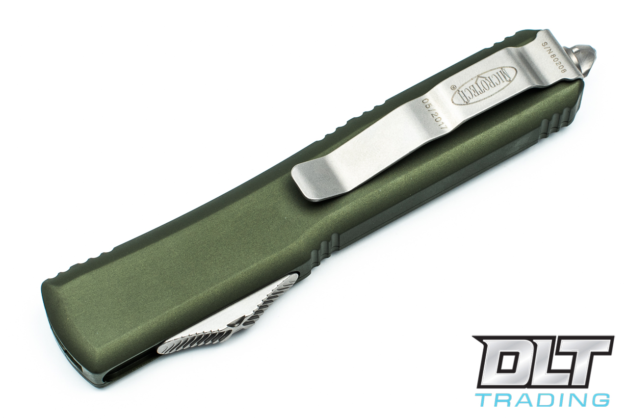 Microtech Ultratech S/E - OD Green Handle - Stonewash Blade