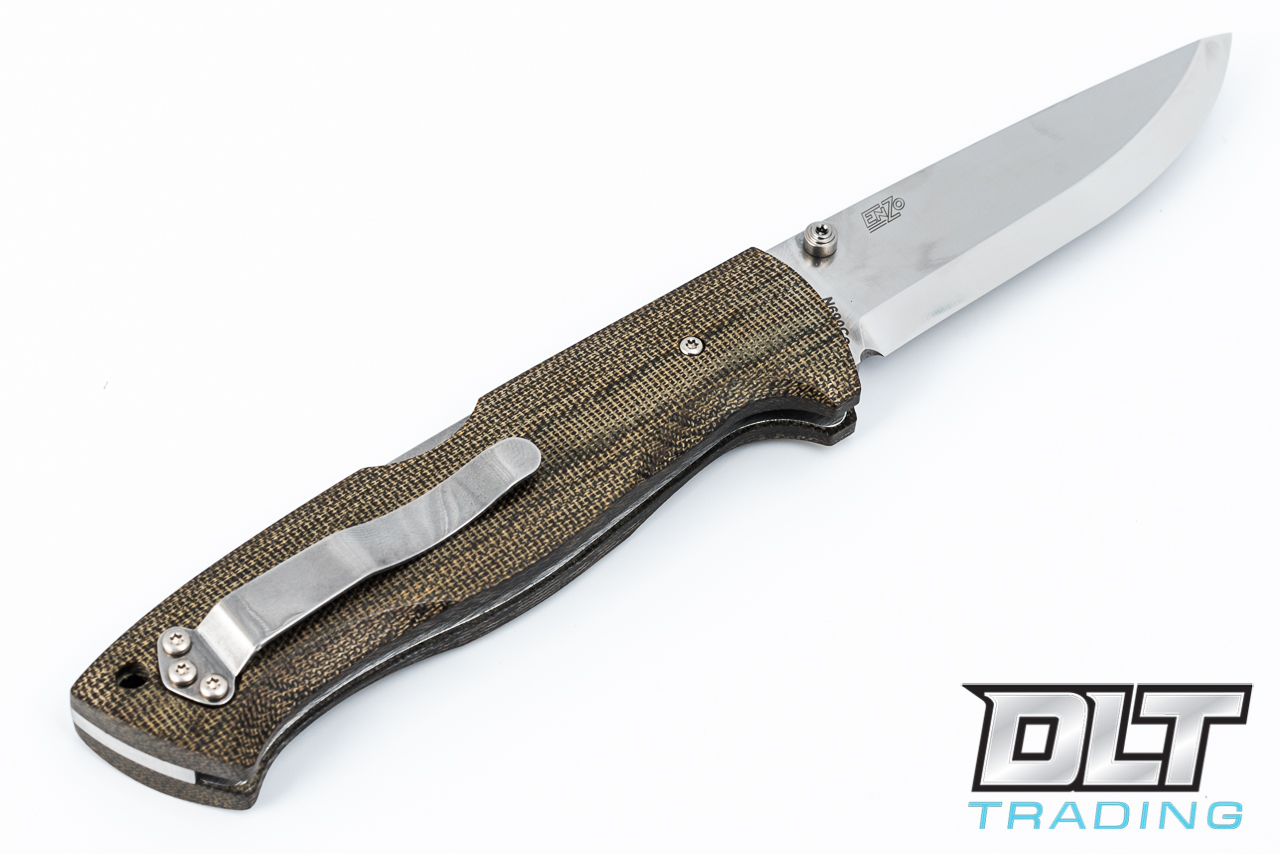 emika EnZo | Borka 90 Scandi - Green Micarta - Green Canvas Micarta , N/I