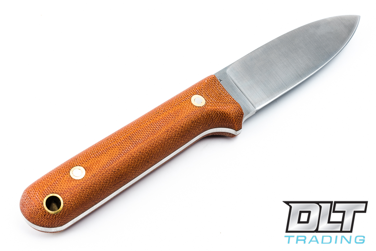 LT Wright | Next Gen 3V - Flat Ground - Natural Micarta - Matte