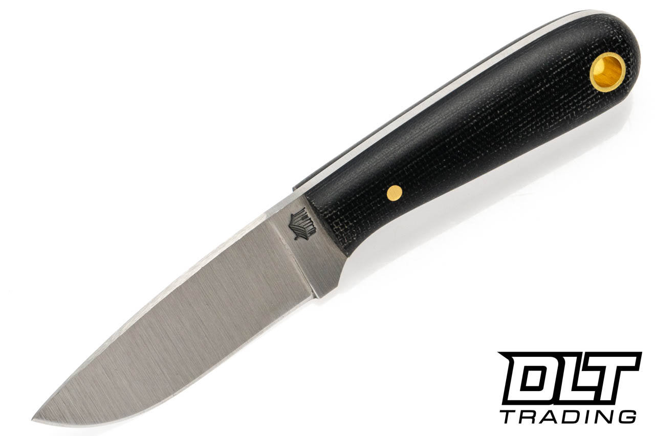 LT Wright | Frontier First A2 - Flat Ground - Black Micarta