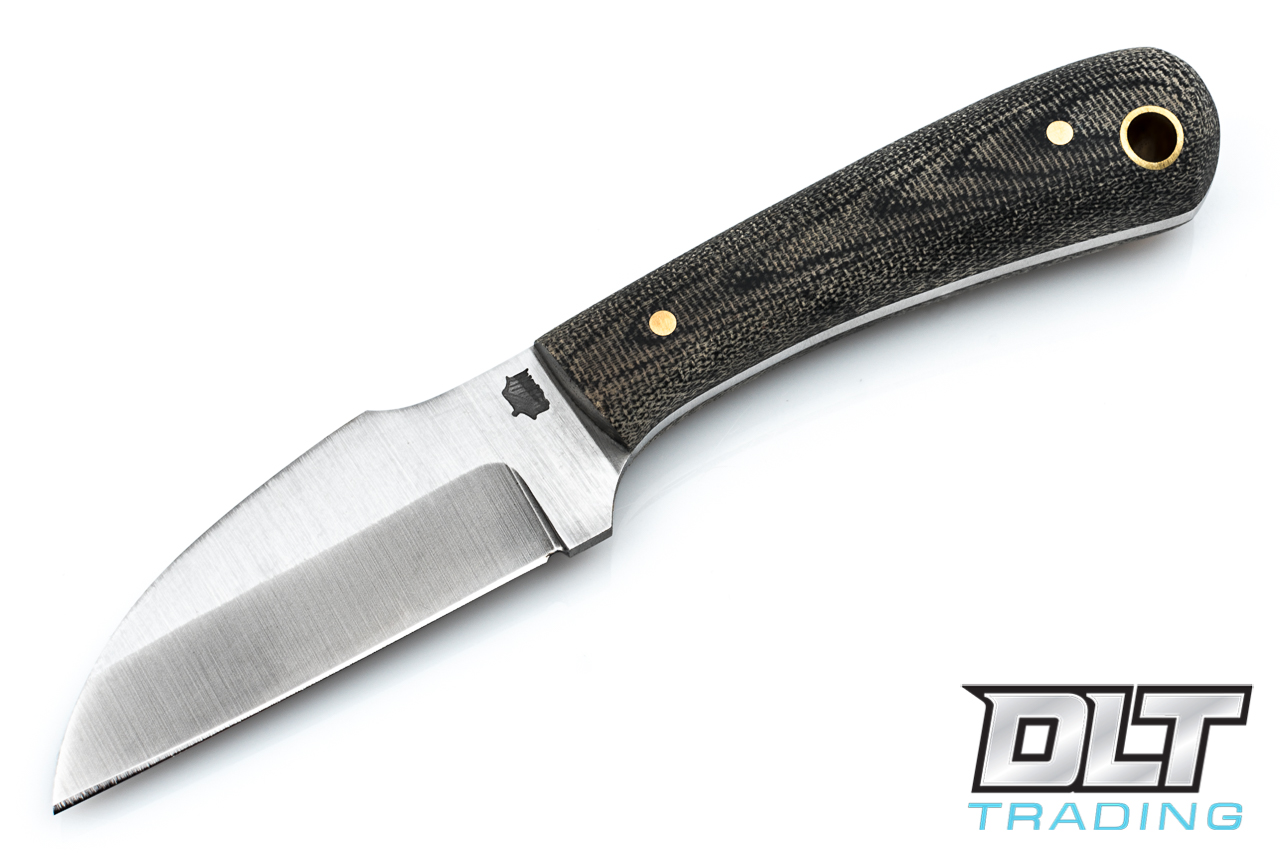 LT Wright | Wharncliffe - Black Micarta - Matte Finish