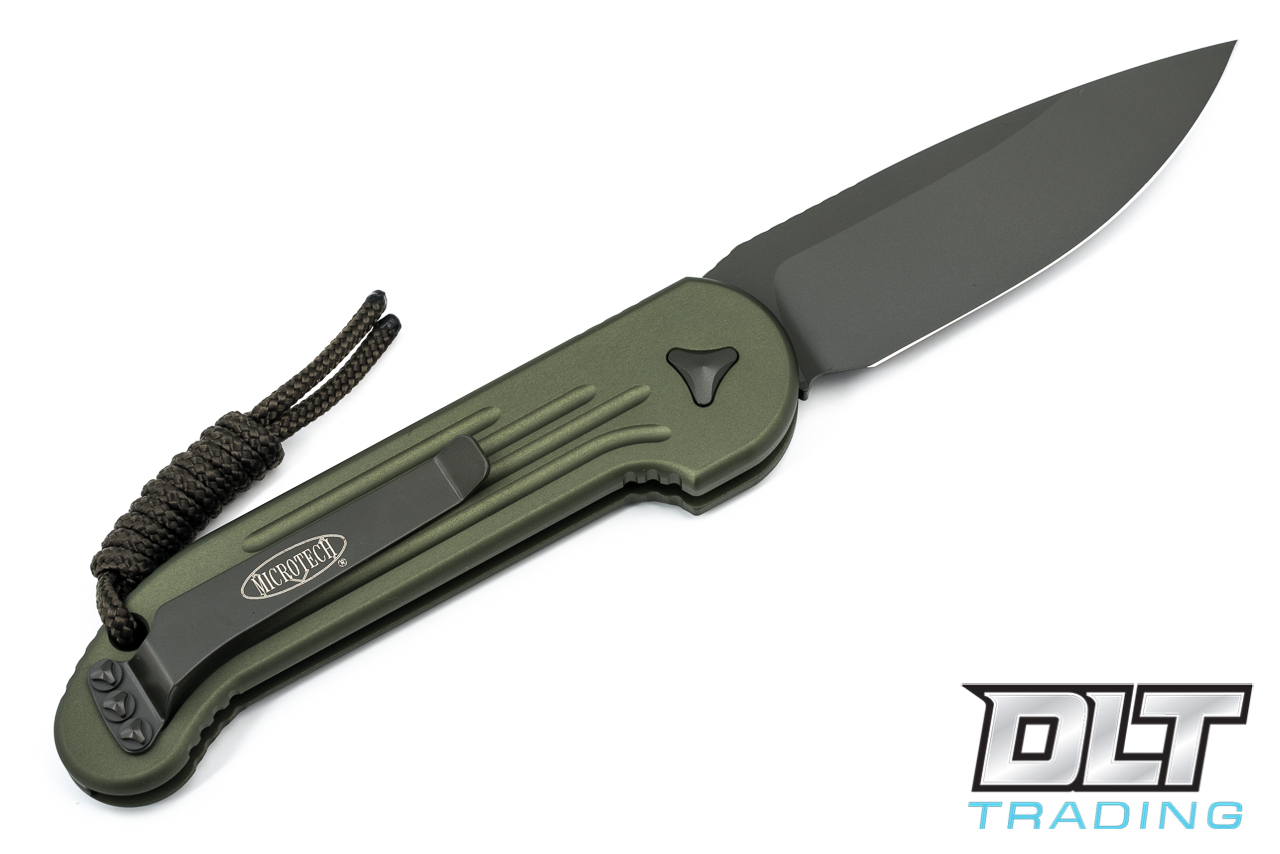 Microtech 135-1GR LUDT - Green Handle - Green Blade - Green Aluminum