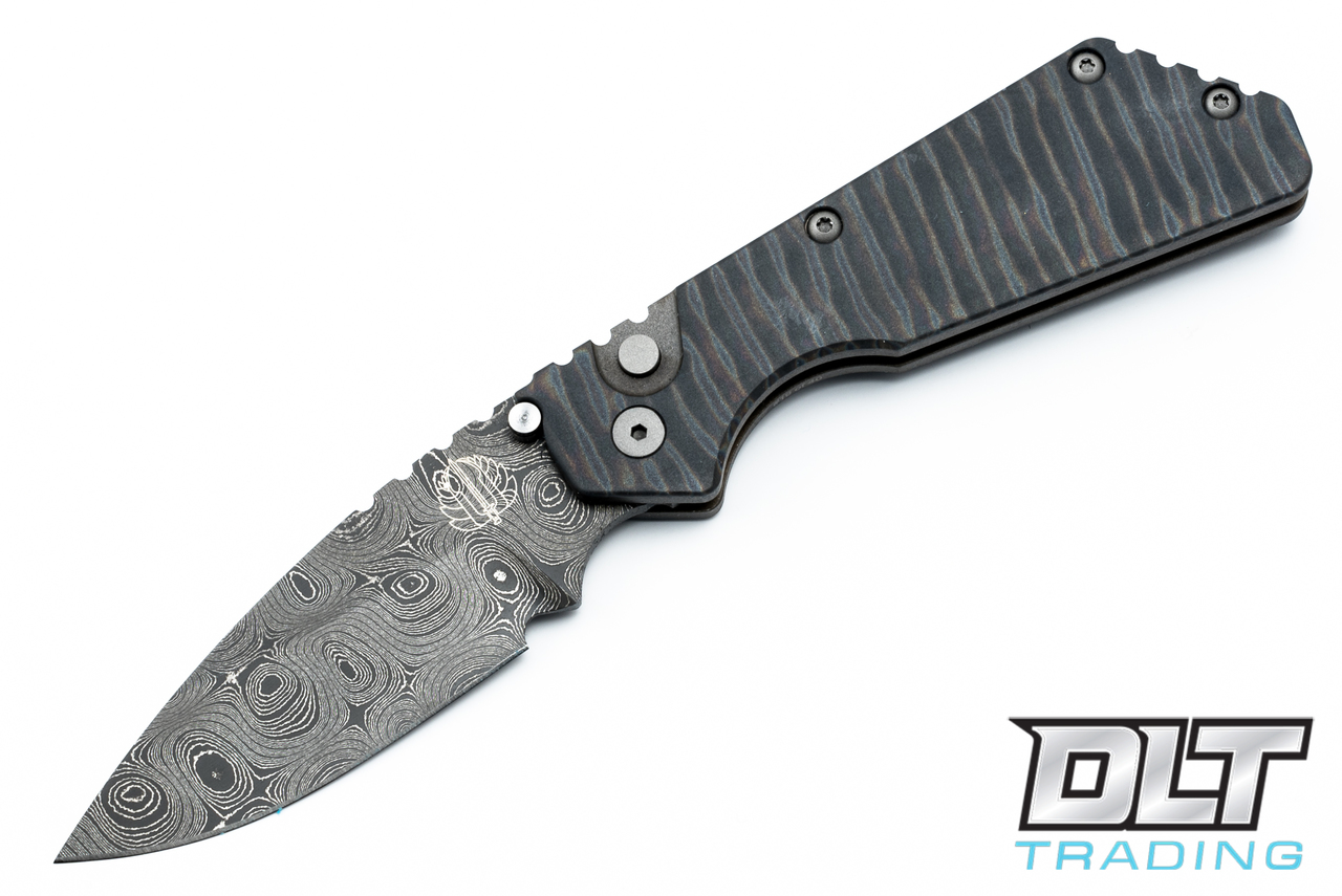 Pro-Tech Strider PT - Flamed Titanium Handle - Chad Nichols
