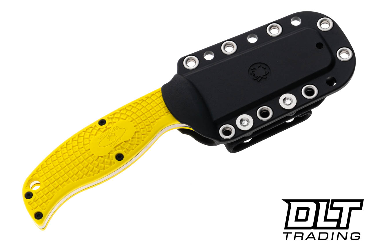 Spyderco Enuff (FB31SYL) - Yellow - Sheepsfoot - Fully Serrated