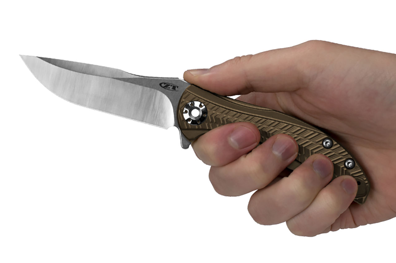 ZT 0609 RJ Martin Flipper Knife - Titanium - 3.4
