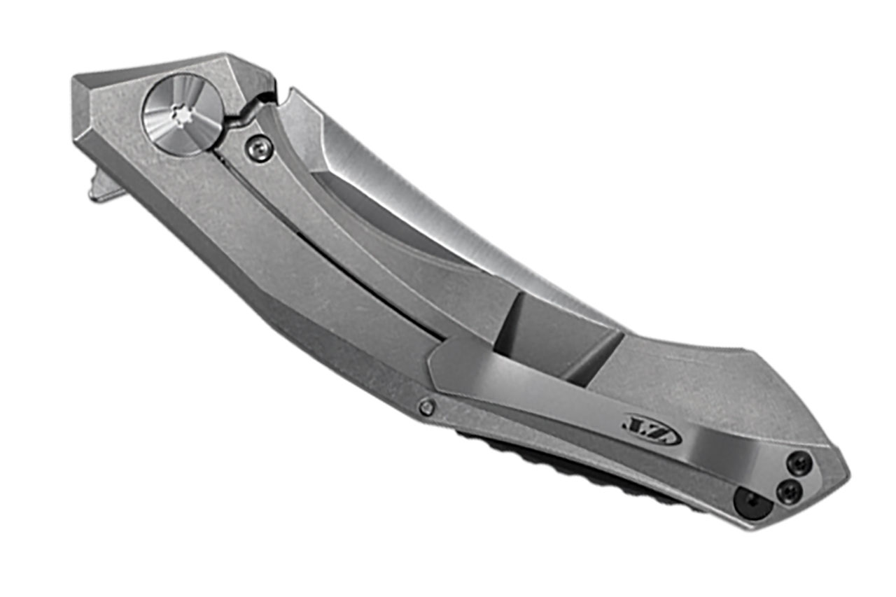 ZT 0462 Sinkevich Flipper Knife - Red Carbon Fiber Handle
