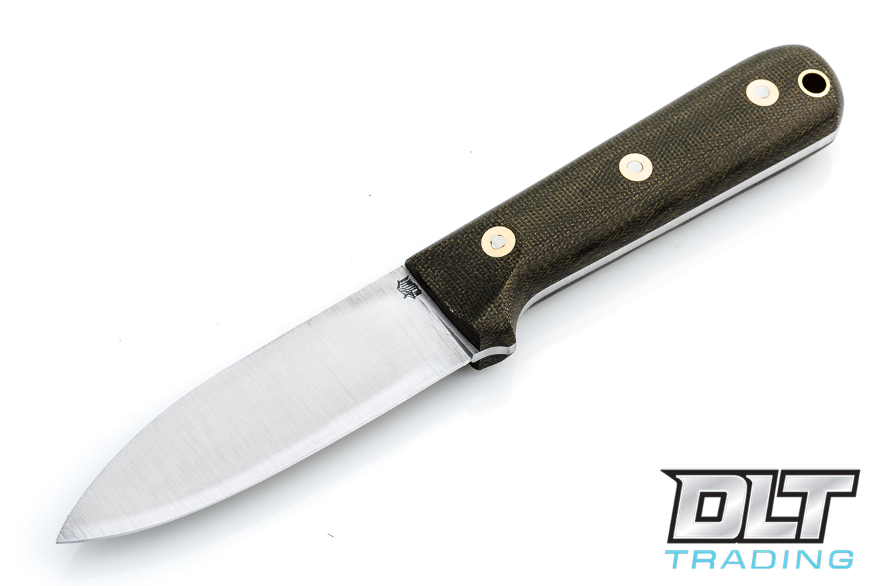 LT Wright | Genesis 3V - Convex - Green Micarta - Matte Finish