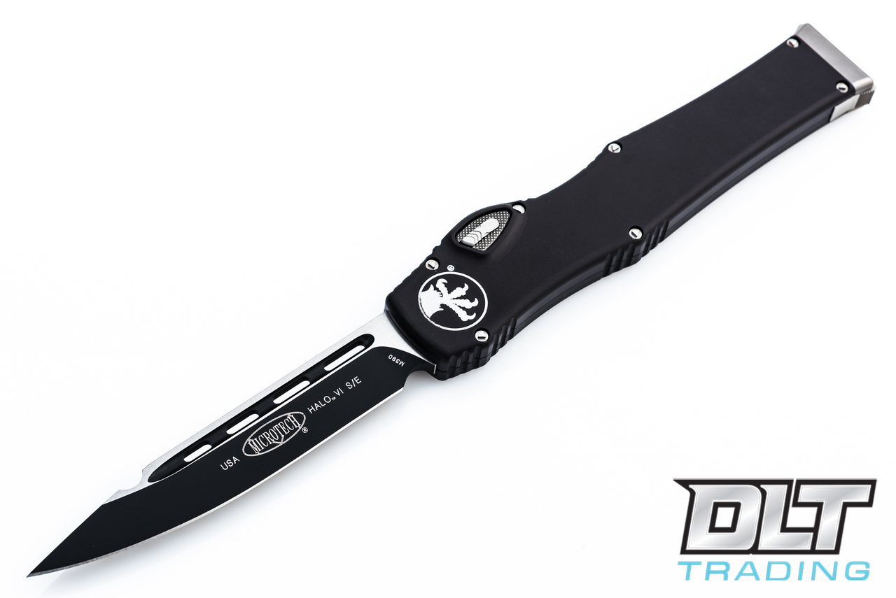 Microtech Halo VI S/E - Black Handle - Black Blade - Contoured