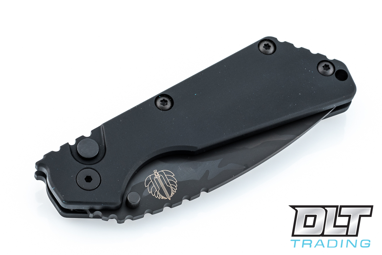 Pro-Tech Strider SnG - Black Handle - Black Blade - Sharkskin