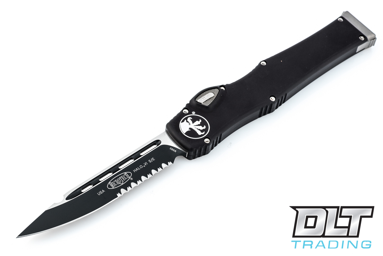 Microtech Halo VI S/E - Black Handle - Black Blade