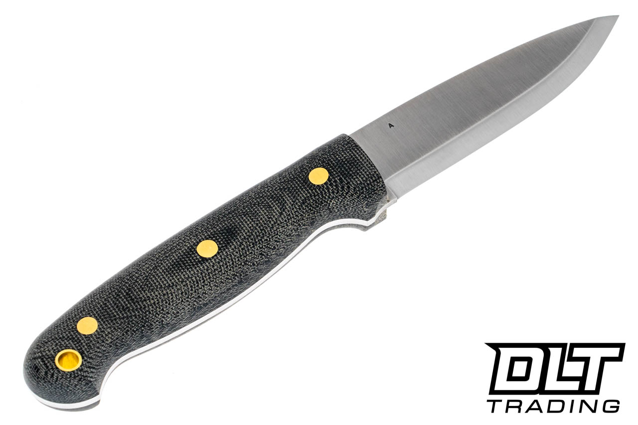 LT Wright | GNS A2 - Scandi - Black Micarta