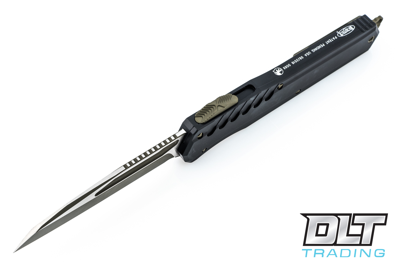 Microtech 241M-1GRB Cypher MK7 S/E - Black Handle - Two-Tone Green