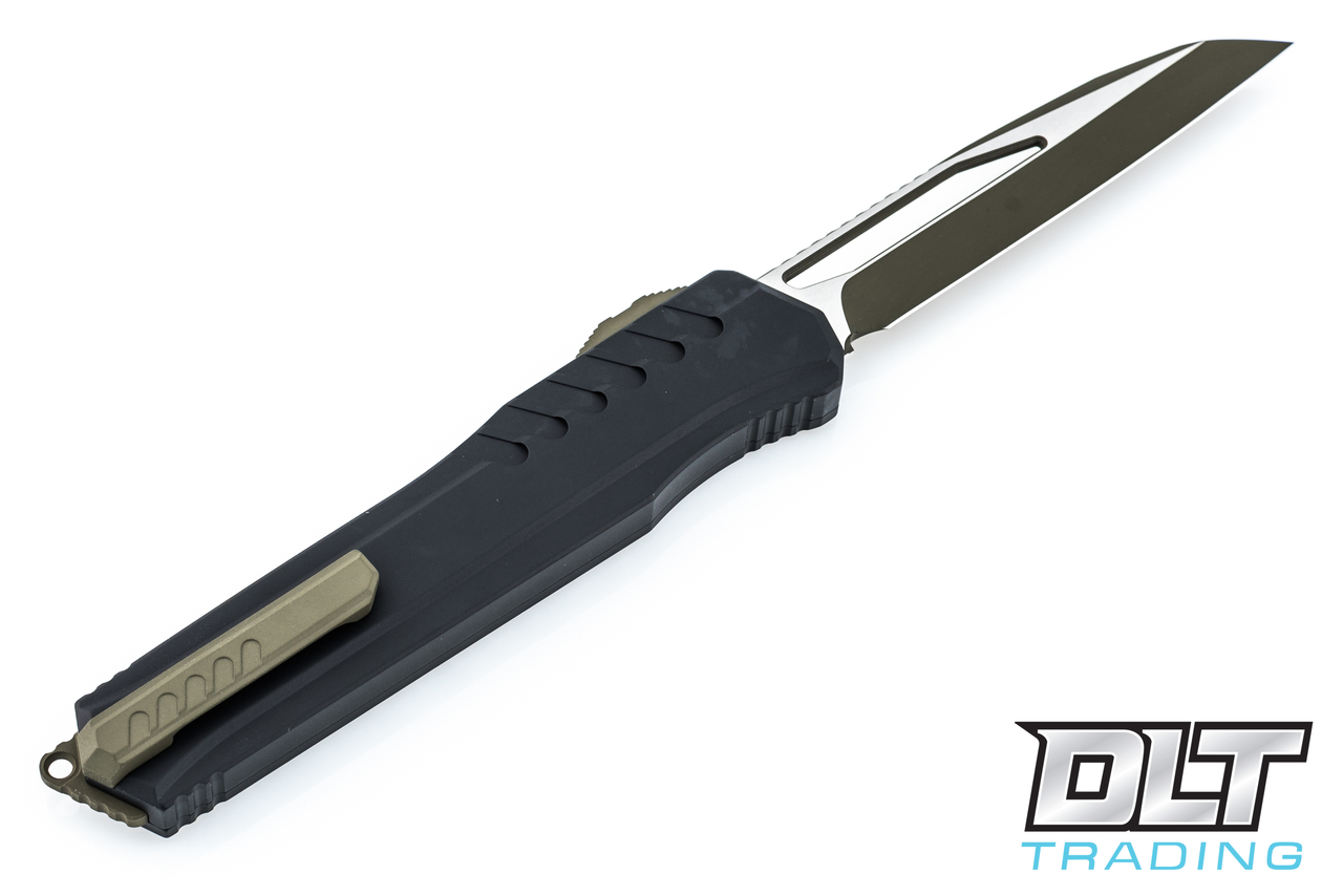 Microtech 241M-1GRB Cypher MK7 S/E - Black Handle - Two-Tone Green