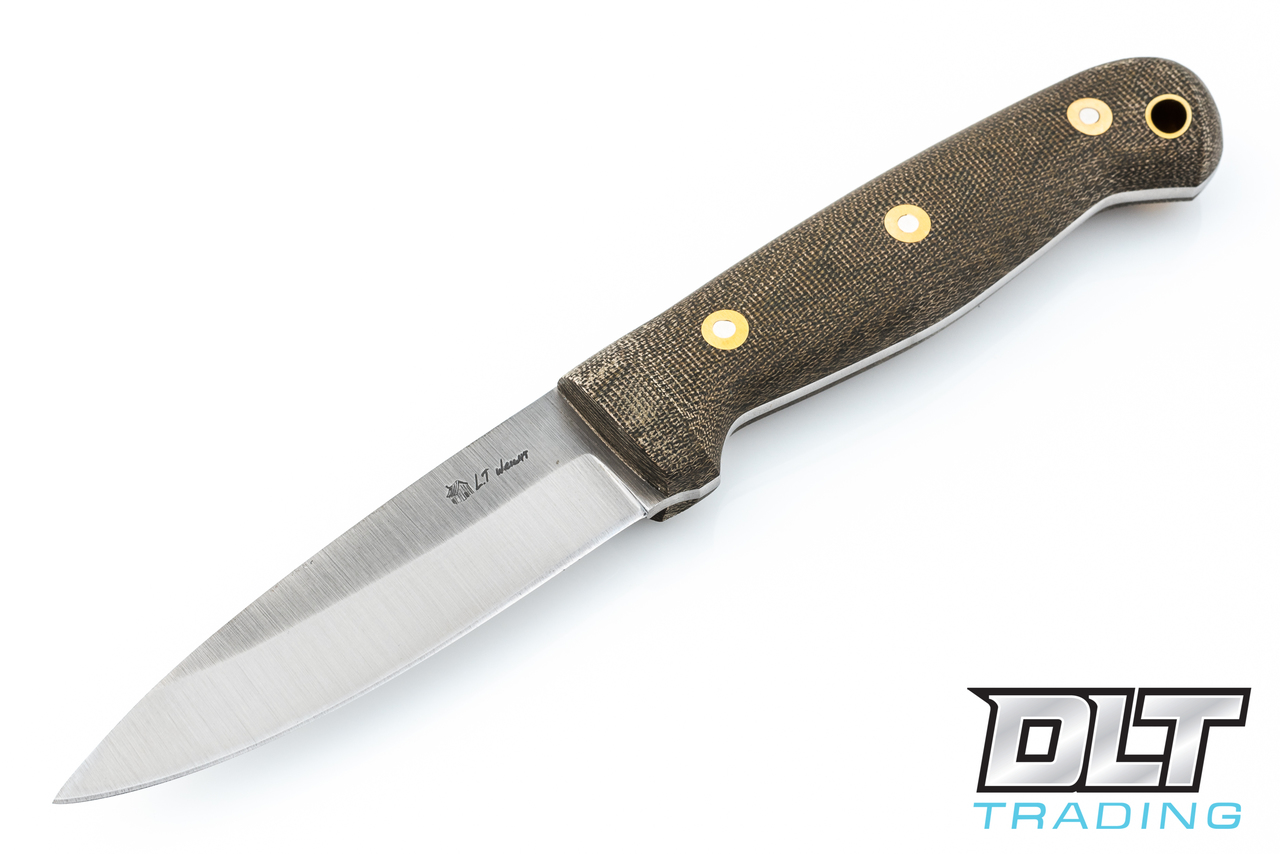 LT Wright | GNS A2 - Saber - Green Micarta