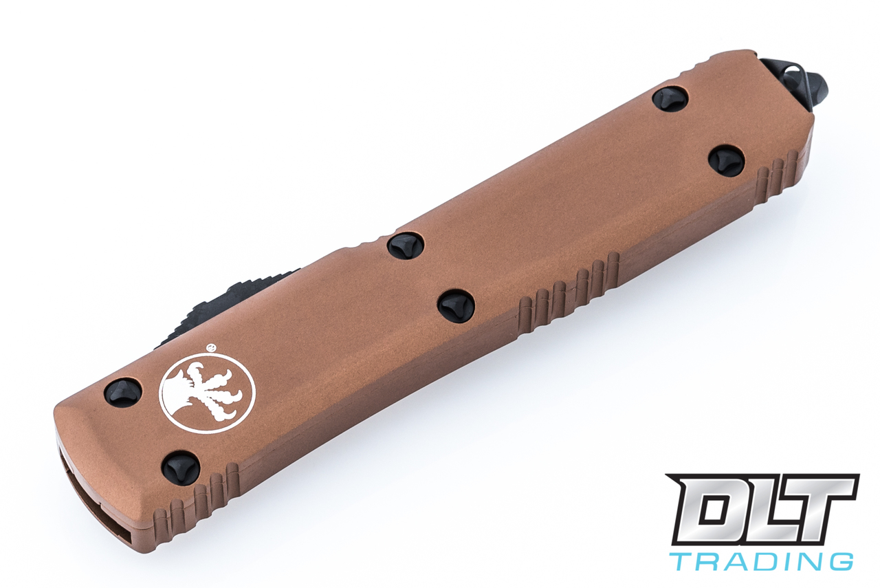 Microtech Ultratech S/E - Tan Handle - Contoured - Black Blade