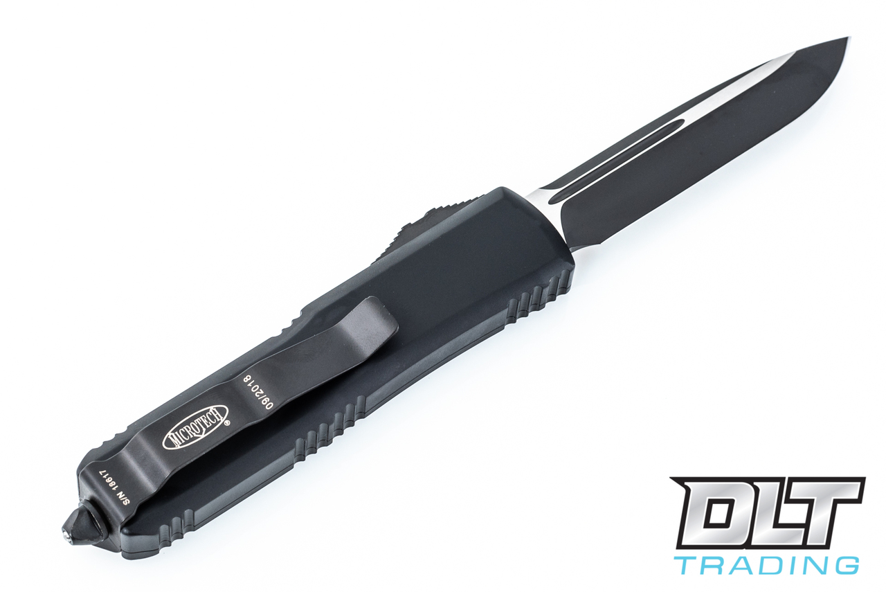Microtech UTX-85 S/E - Black Handle - Black Blade
