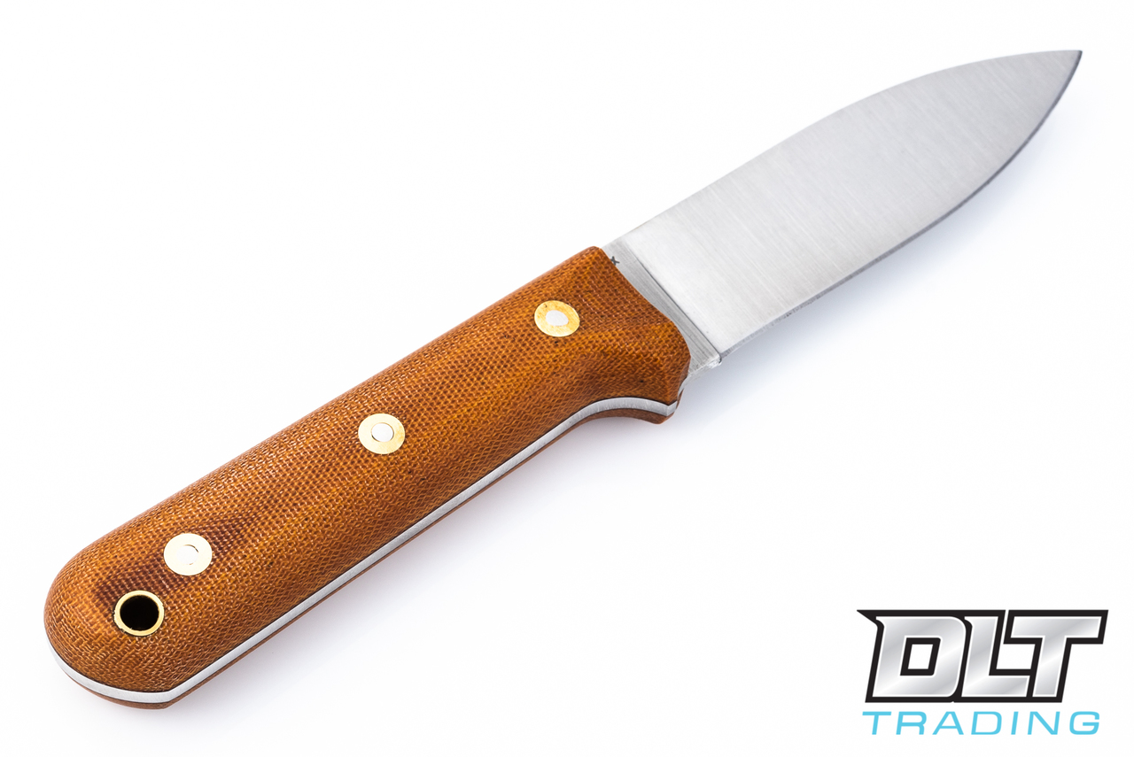 LT Wright | Genesis 3V - Flat Ground - Natural Micarta