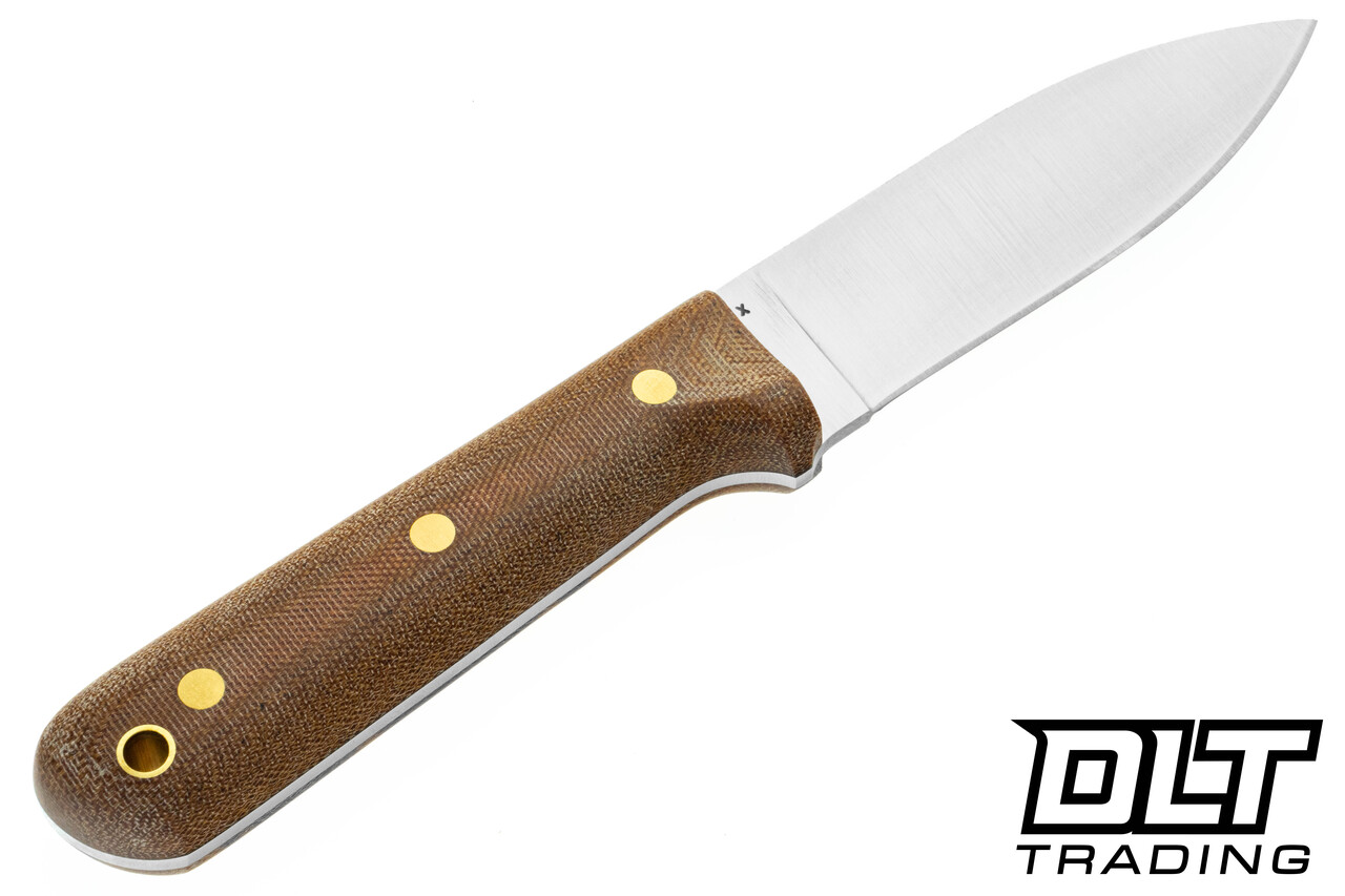 LT Wright | Genesis 3V - Flat Ground - Natural Micarta