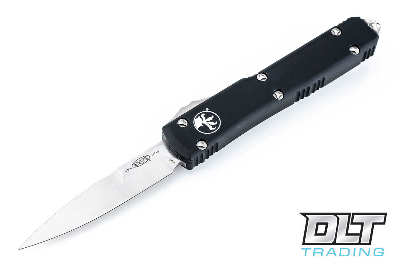 Microtech Ultratech Bayonet - Black Handle - Satin Blade
