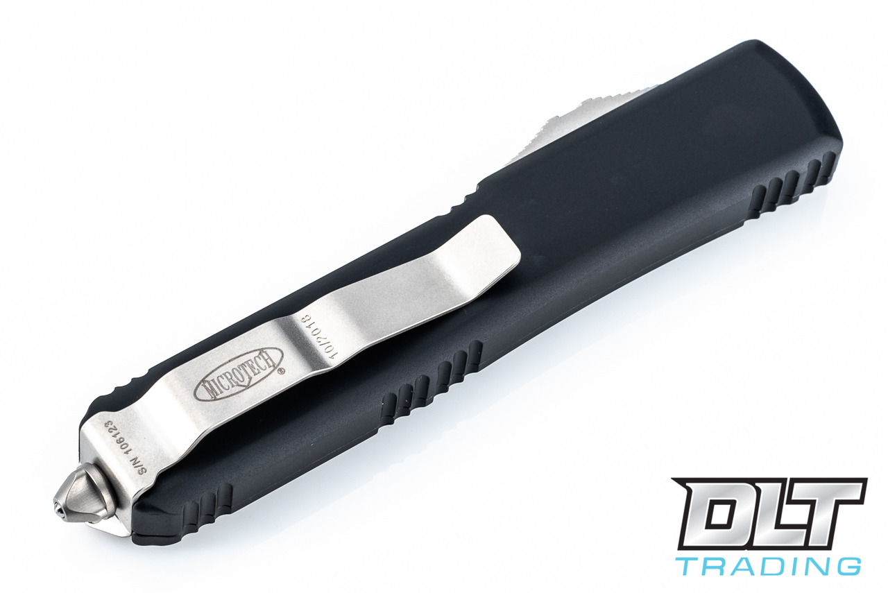 Microtech Ultratech T/E - Black Handle - Apocalyptic Blade