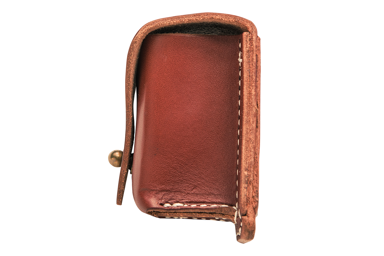 TOPS Knives Bushcraft Leather Belt Pouch (Brown) SHL-LBP-01