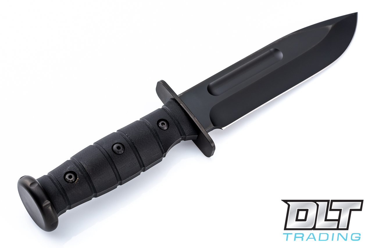 Medford USMC Fighter - Black PVD CPM 3V Blade - Black G-10 - DLT