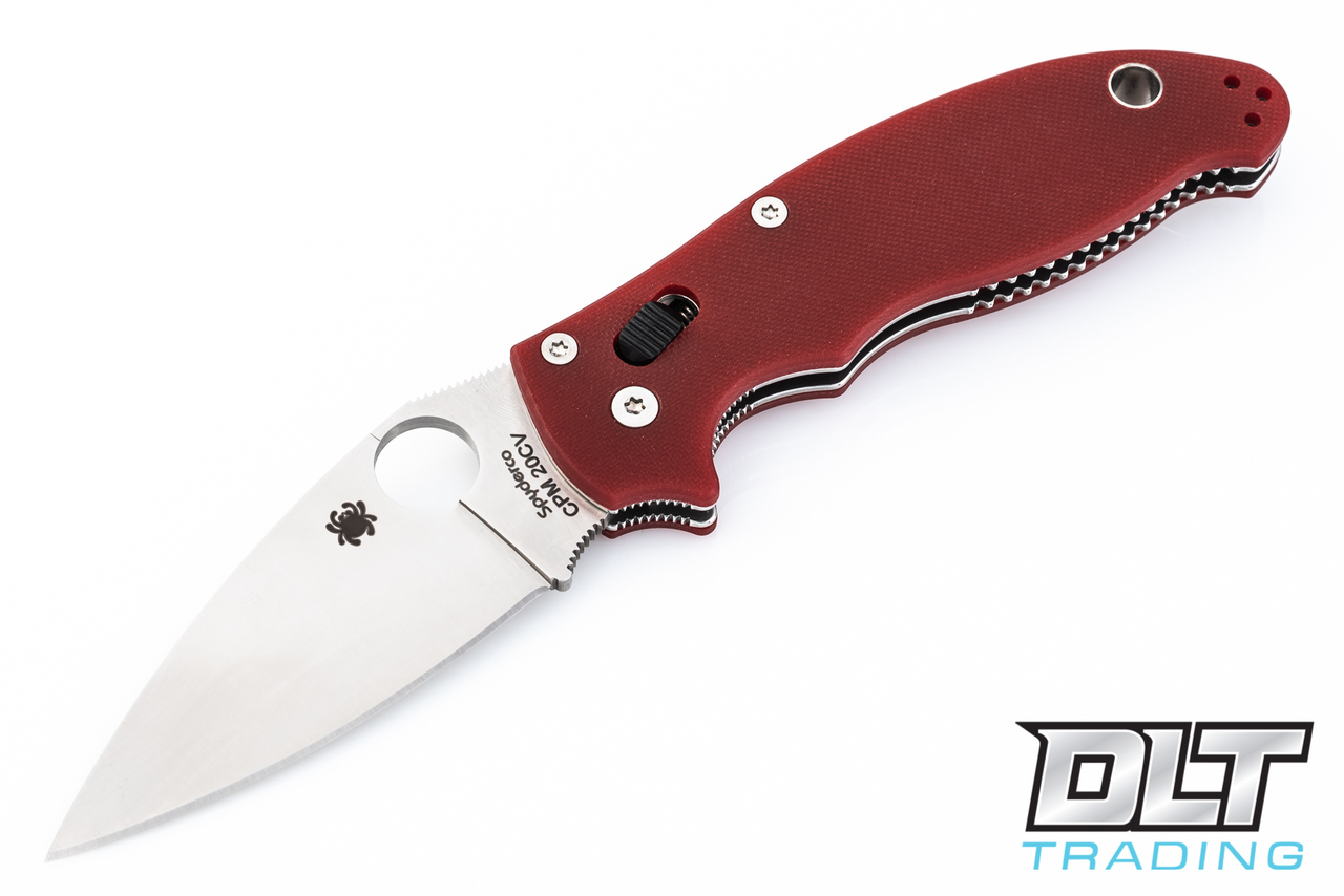 Spyderco C101GPRD2 Manix 2 Red G-10 - 20CV Blade