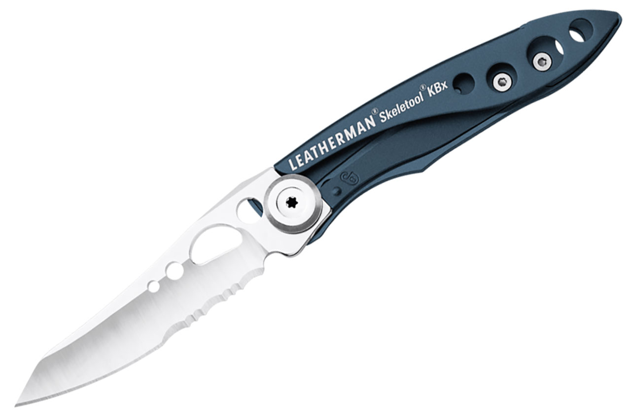 overliggende krystal ramme Leatherman Skeletool KBX - Columbia Blue - DLT Trading