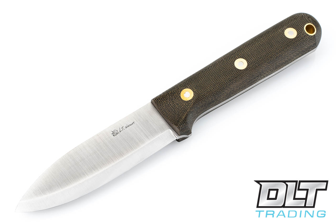 LT Wright | Genesis AEB-L - Scandi - Green Micarta