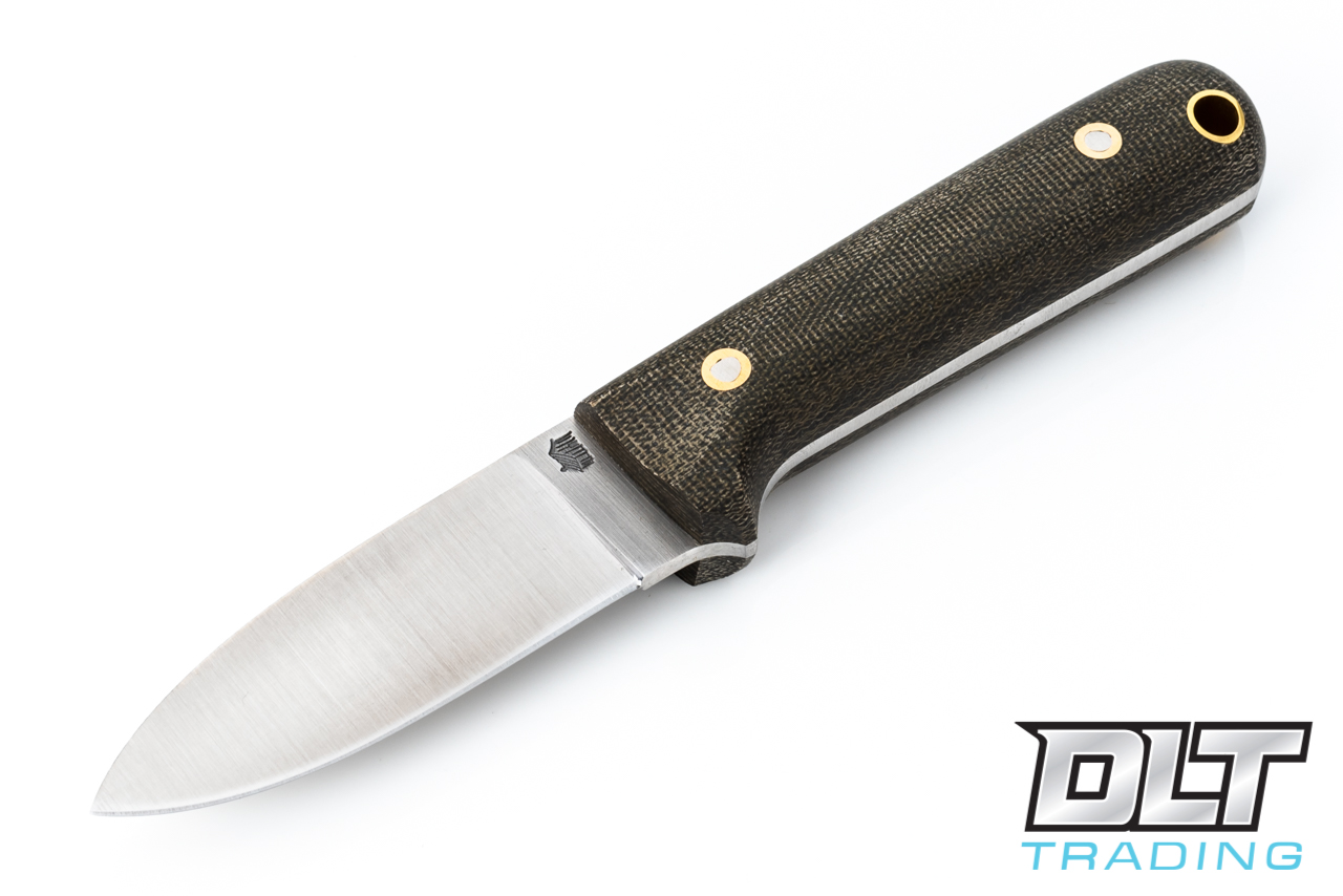 LT Wright | Next Gen AEB-L - Flat Ground - Green Micarta