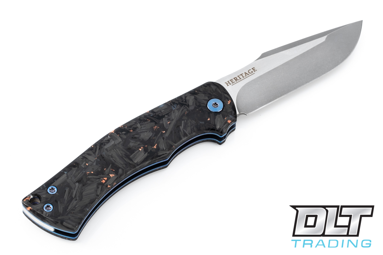 Zieba | Heritage Slipjoint - Copper Carbon Fiber