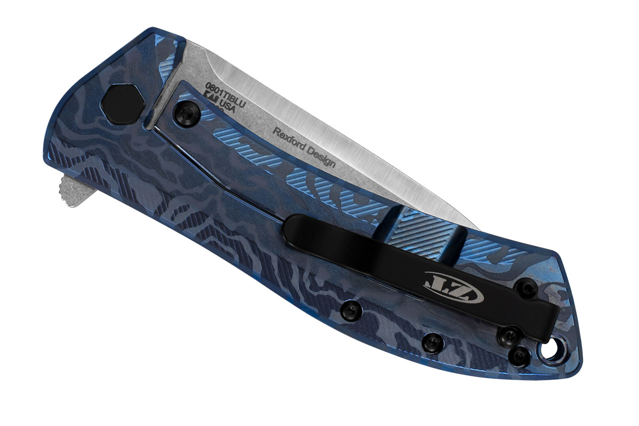 Zero Tolerance 0801TIBLU Rexford Flipper - Sprint Run - DLT Trading