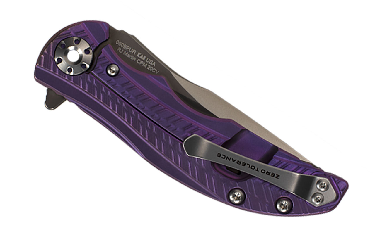 Zero Tolerance 0609PUR RJ Martin Flipper - Sprint Run - DLT Trading