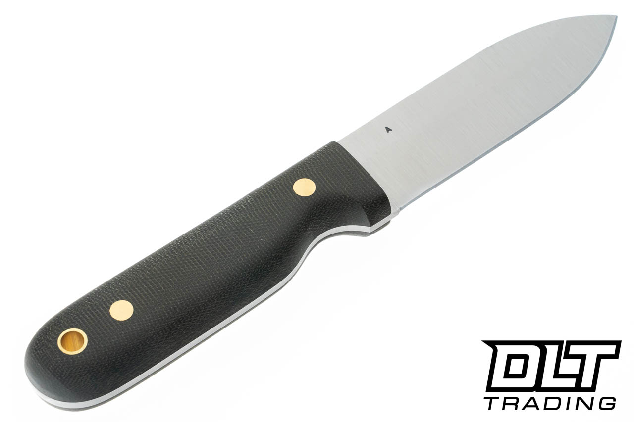 LT Wright Bushcrafter A2 - Saber Ground - Green Micarta - Matte Finish