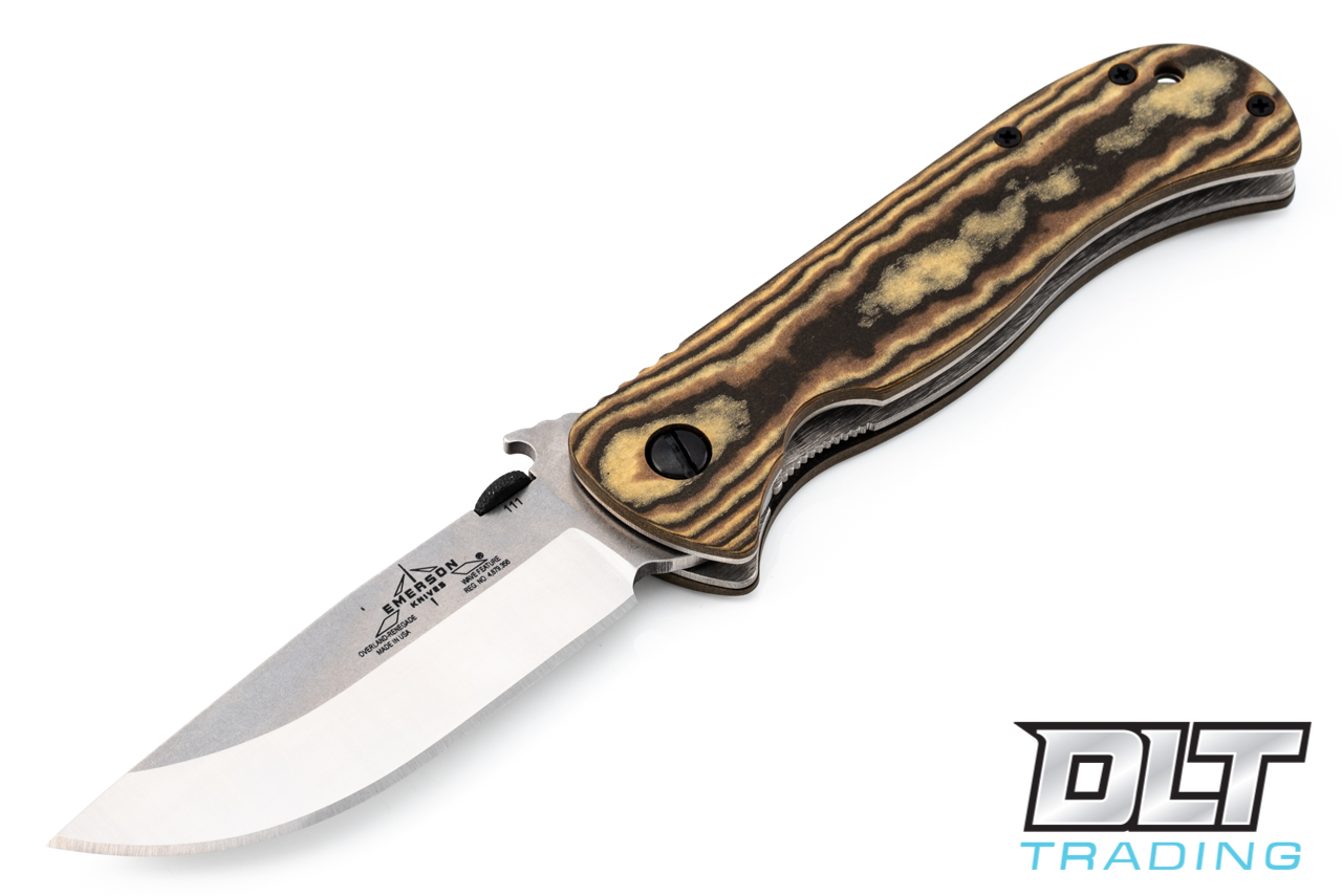 Emerson Overland Renegade - Stonewashed Blade - Richlite Handle