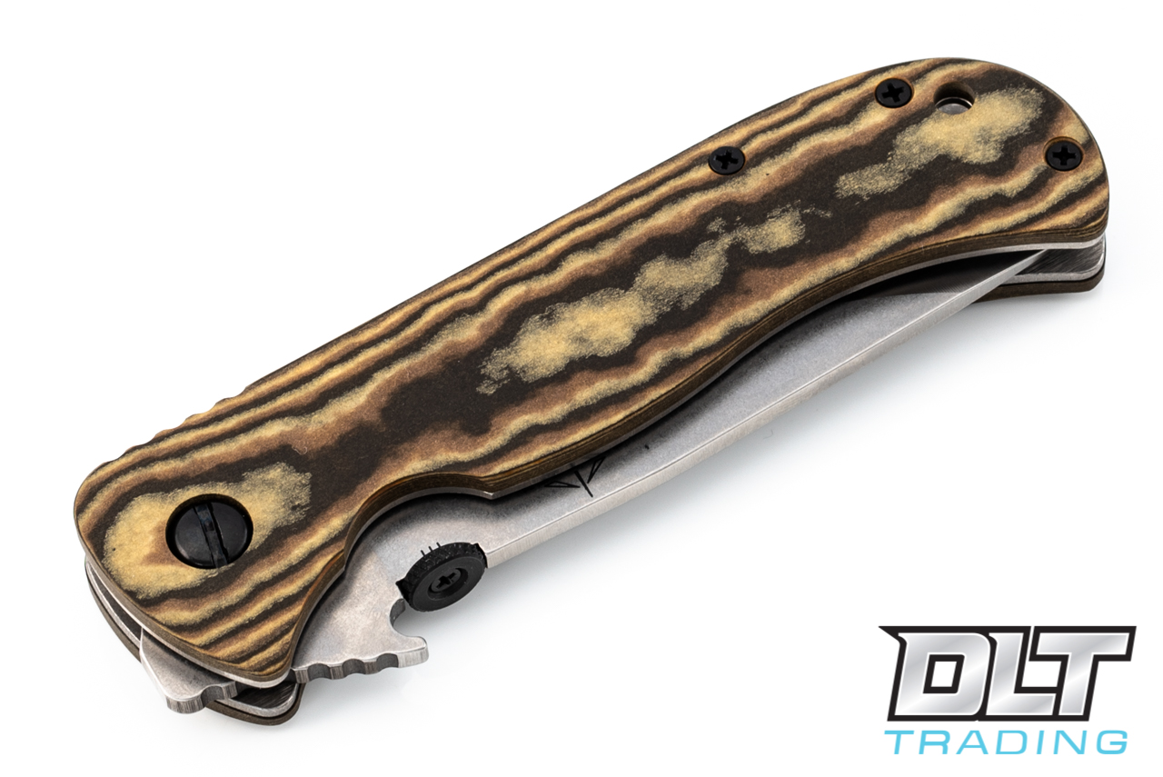 Emerson Overland Renegade - Stonewashed Blade - Richlite Handle
