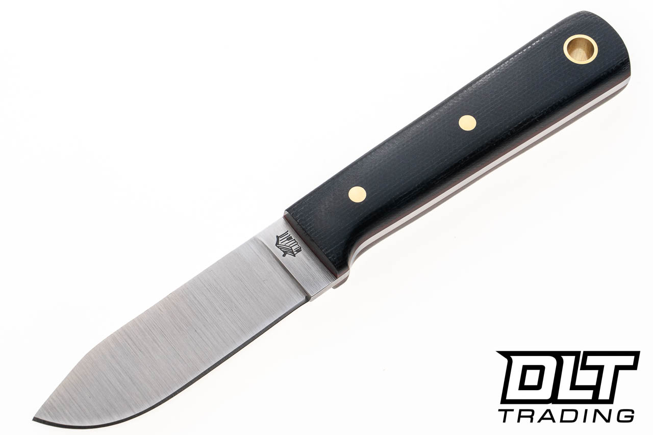 LT Wright Maverick Colt A2 - Flat Ground - Black Micarta - Red Liners