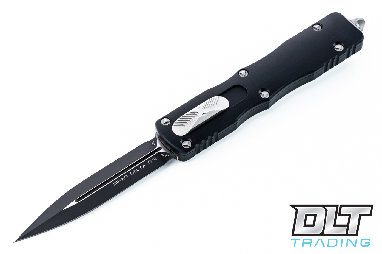 Microtech 227-1 Dirac Delta D/E - Black Handle - Black Blade - DLT